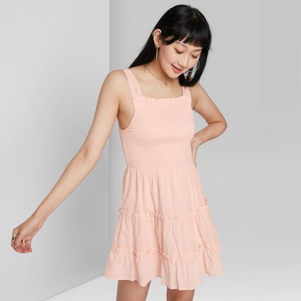 Women's Smocked Top Tiered Dress - Wild Fable™ | Target