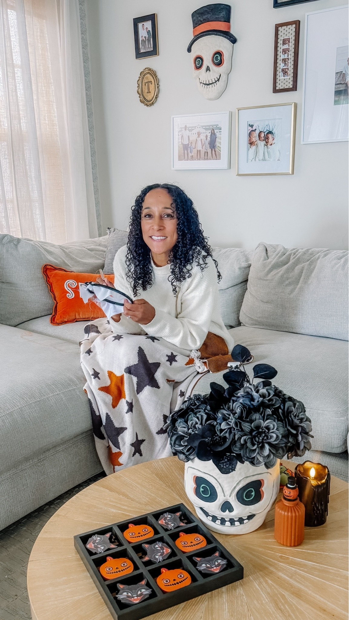 #ad POV: you turn your living room into the coziest little Halloween craft night!
I found the cutest pieces from the Vintage Spirits Collection at @michaelsstores and obviously had to bring a little spooky season home with me. A cozy blanket, a few vintage-inspired Halloween touches, snacks, and a craft to work on = my ideal night in.
Consider this your sign to grab a craft, put out a few spooky little details, and make an ordinary night feel a little more magical. ✨
 #MichaelsPartner #HalloweenDecor #HalloweenCrafts #SpookySeason #Halloween2026

#LTKmomlife #LTKdayinmylife #LTKSeasonal