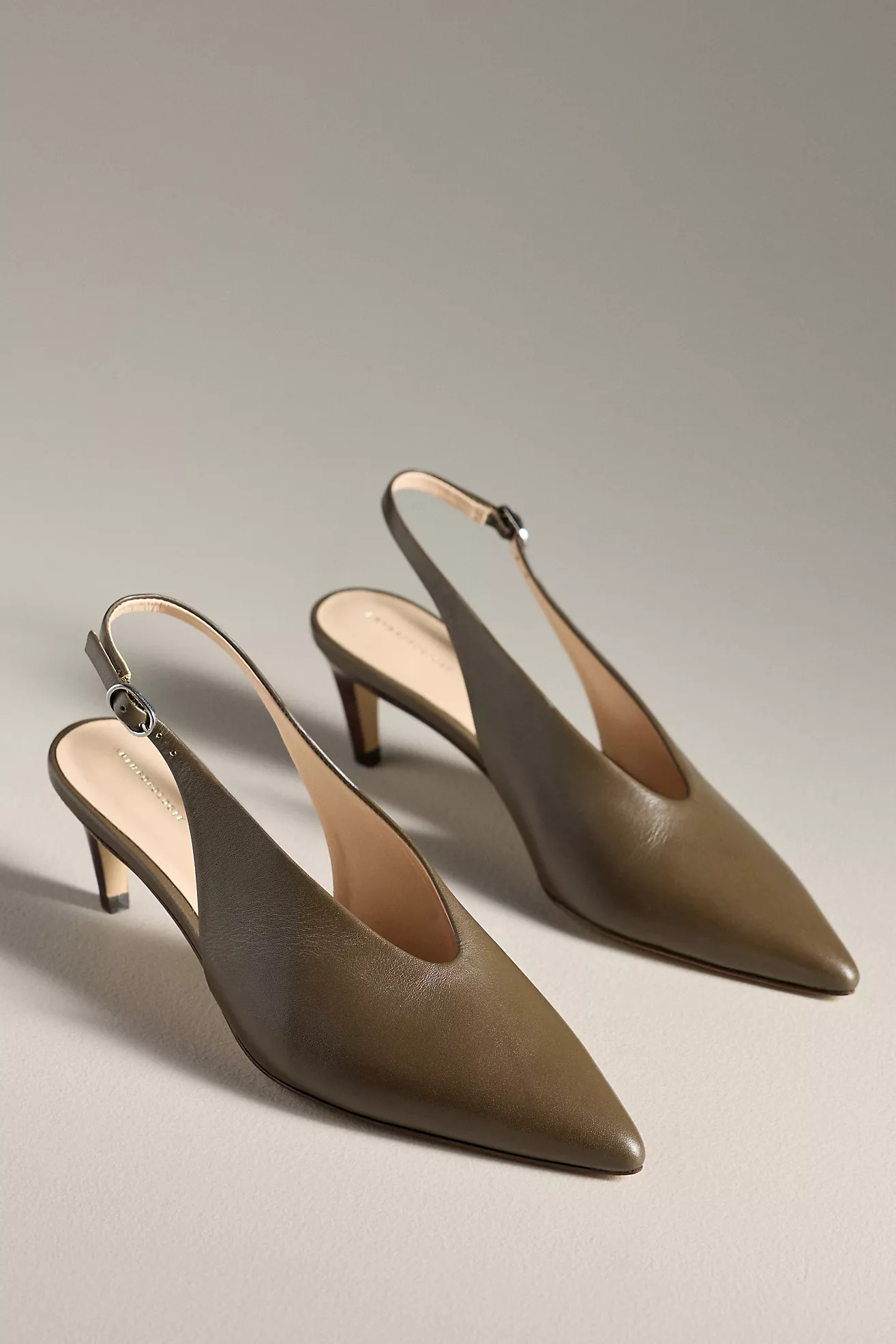 By Anthropologie Pointed-Toe Slingback Pumps | Anthropologie (US)