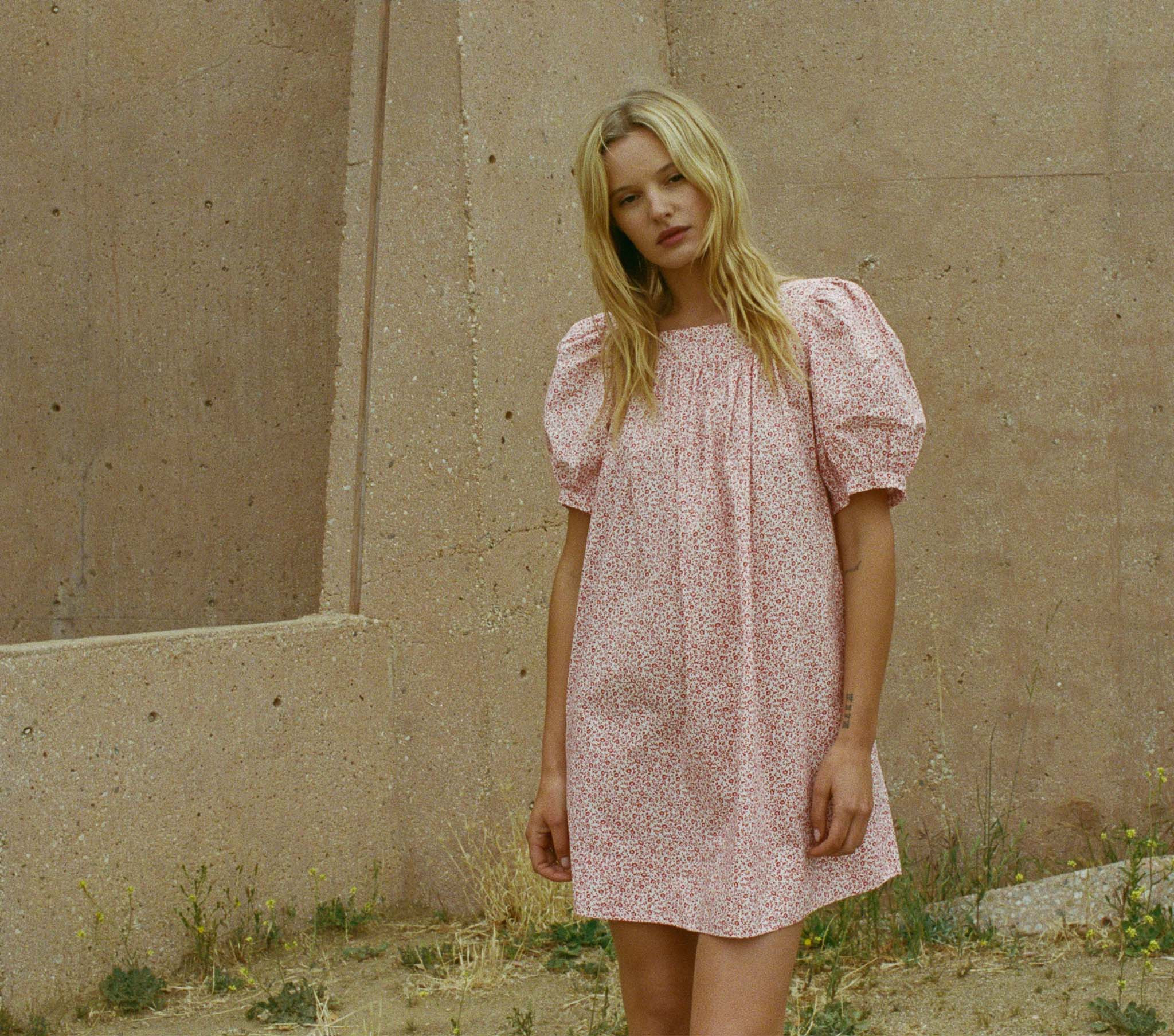 MICA DRESS -- ROUGE COTTAGE IVY FLORAL | DOEN