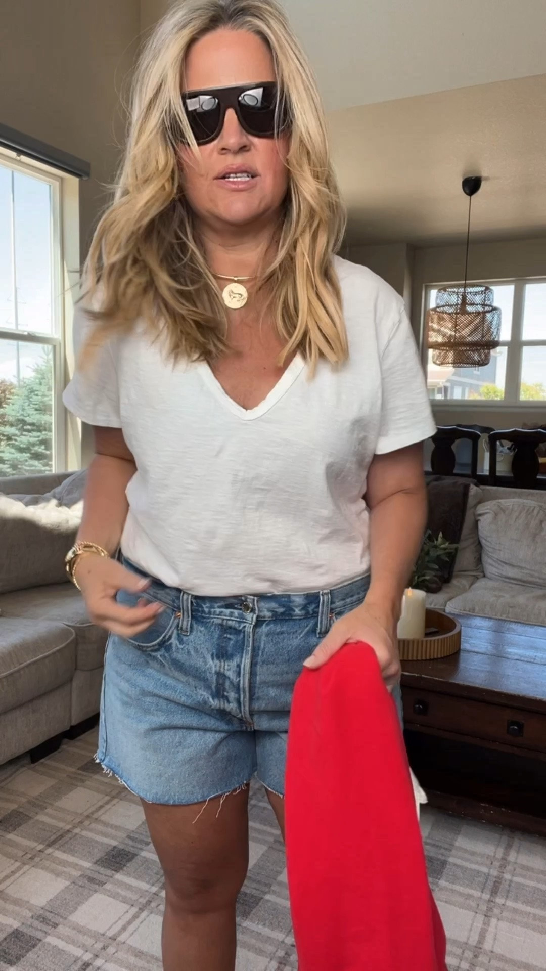 ✨Tap the bell, save and ❤️ for over 40 fashion, midlife style, midsize fashion and luxury looks for less. 

July 4th casual outfits, if you love the look of denim shorts but not in you...start here. These are great for curvy bodies. Run tts wearing 12

👑 Helping you look good, feel good.-Lindsey Denver   Check back daily for belly-friendly style, confidence, and Outfit Physics™.

#LTKOver40 #LTKMidsize #LTKPlusSize