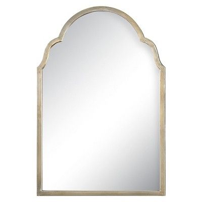 Rectangle Brayden Petite Arch Decorative Wall Mirror Silver - Uttermost | Target