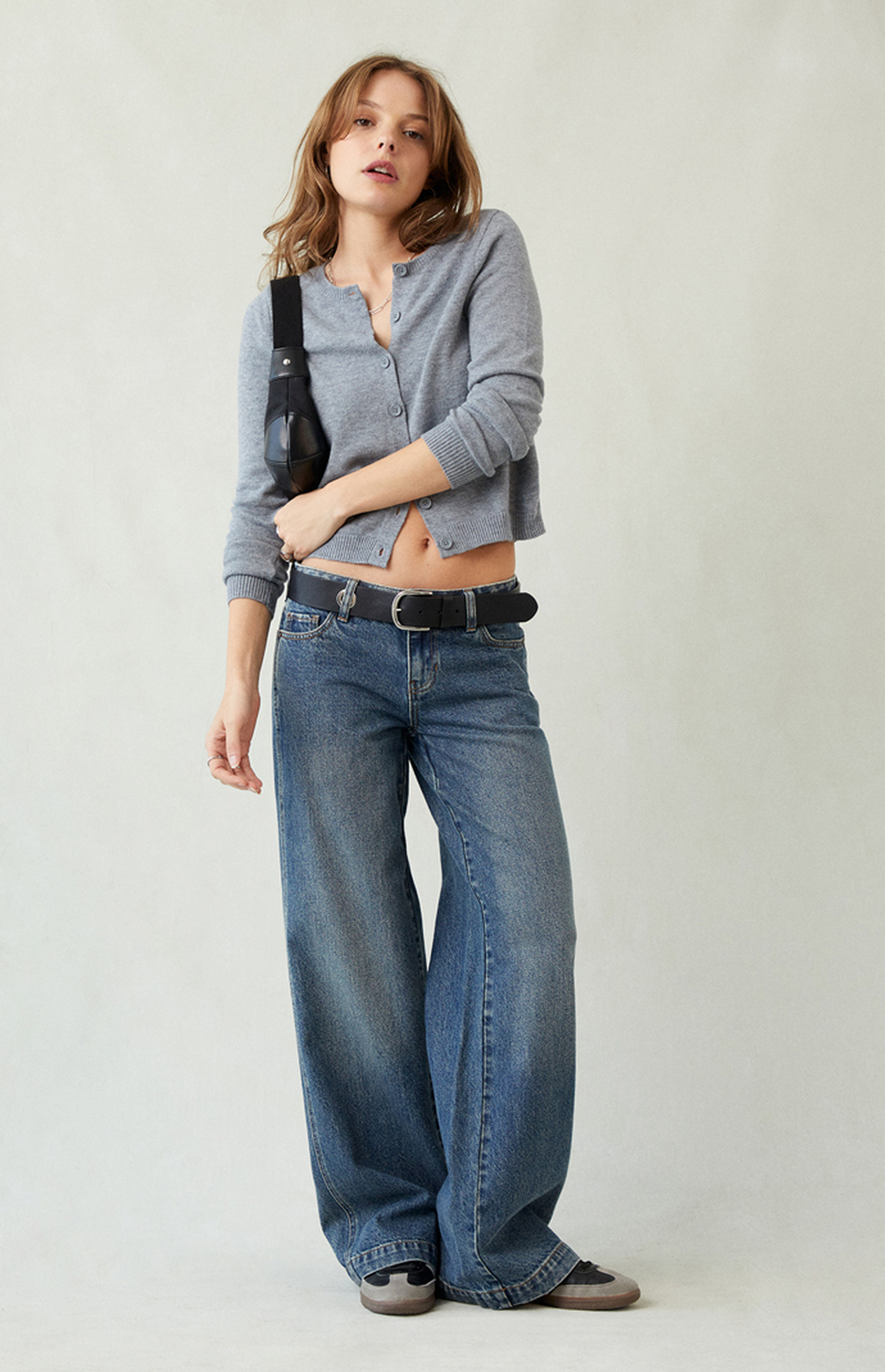 PacSun Casey Dark Tint Low Rise Baggy Jeans | PacSun