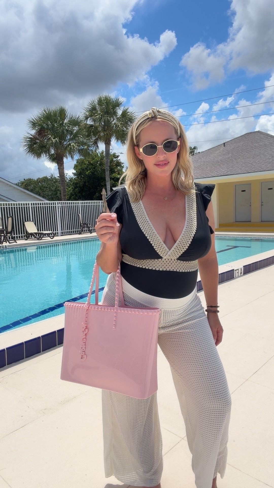 Swimsuit. Swimwear. Beach bag. Pool day. Resort wear. Vacation outfit.

#LTKSwim #LTKBump #LTKSeasonal
