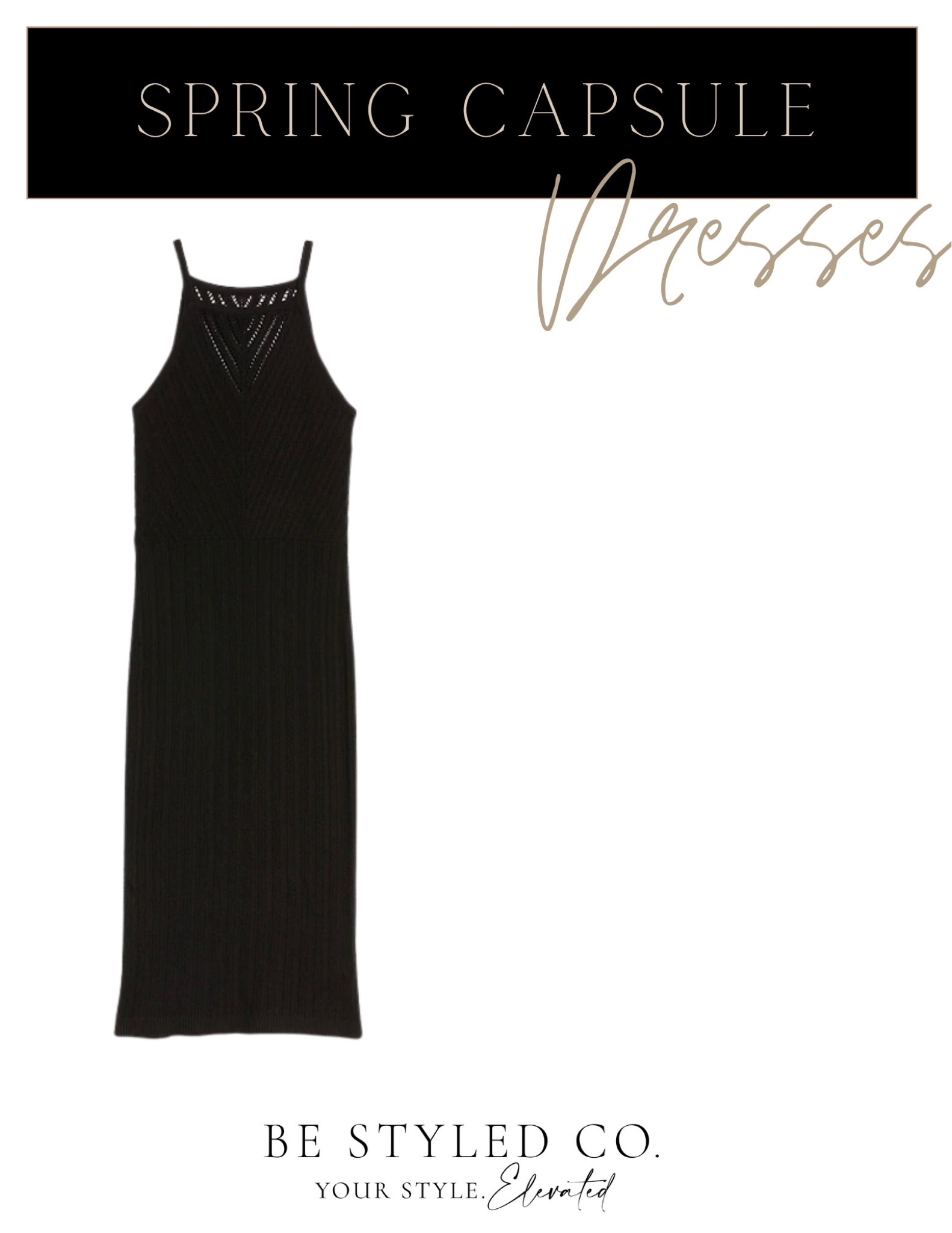 Capsule wardrobe - dresses - knit dresses - slip dresses - the best dresses for layering - black dresses - little black dress 

#LTKworkwear #LTKFind #LTKunder100