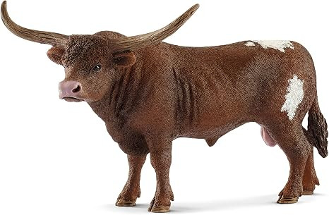 Schleich Farm World, Farm Animal Toys for Kids and Toddlers, Texas Longhorn Bull Cow Toy Figure, ... | Amazon (US)