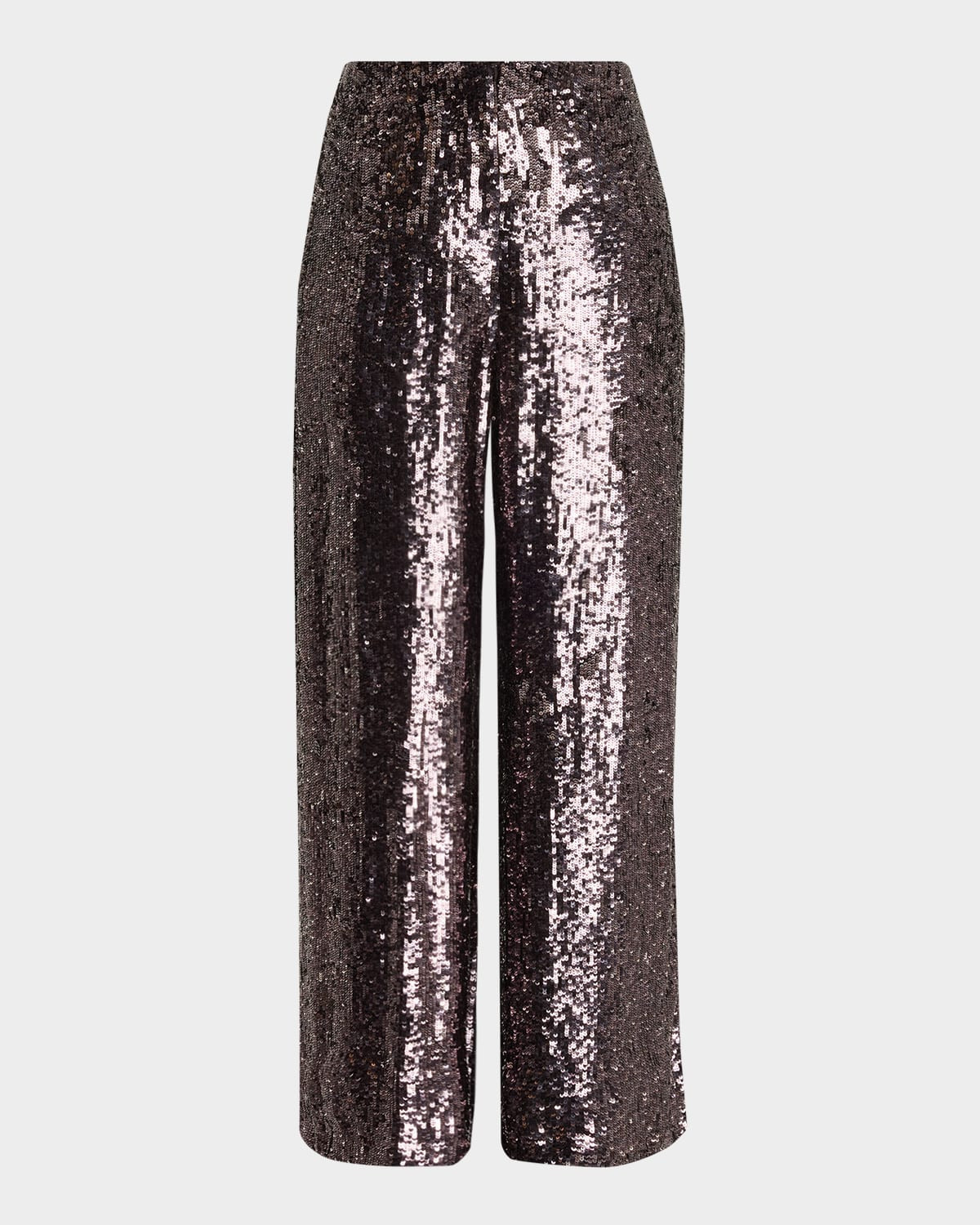 Adieu For Now Sequined Wide-Leg Pants | Neiman Marcus