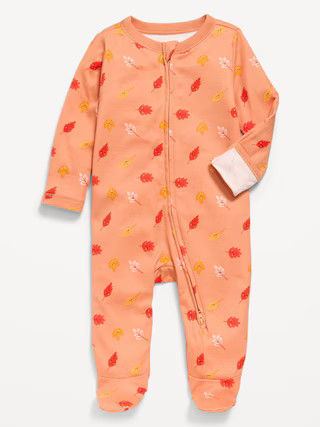 2-Way-Zip Sleep & Play Footed One-Piece for Baby | Old Navy | Old Navy (US)