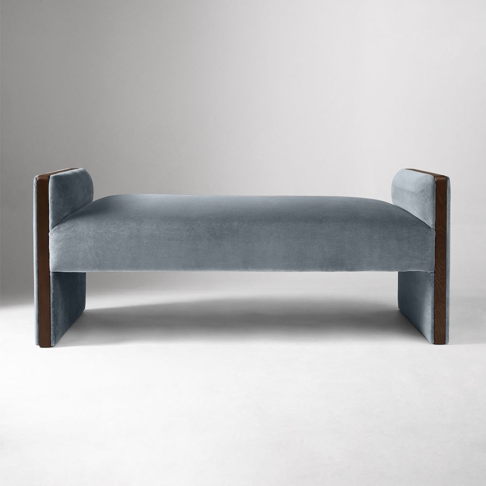 Schaefer Wood Trim Bench | West Elm (US)