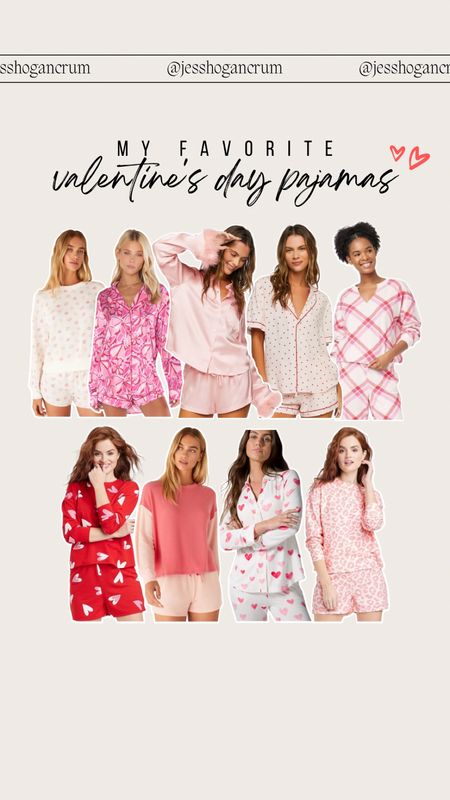 some of my favorite valentine’s day pajamas for a cozy date night in or galentines pajama party! 

#LTKSeasonal #LTKhome #LTKstyletip