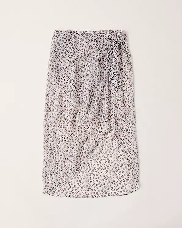 Animal Print Sarong Coverup | Abercrombie & Fitch (US)