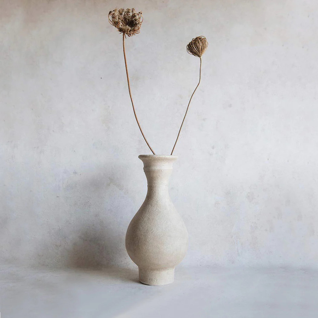Rustic Hourglass Vase | Roan Iris
