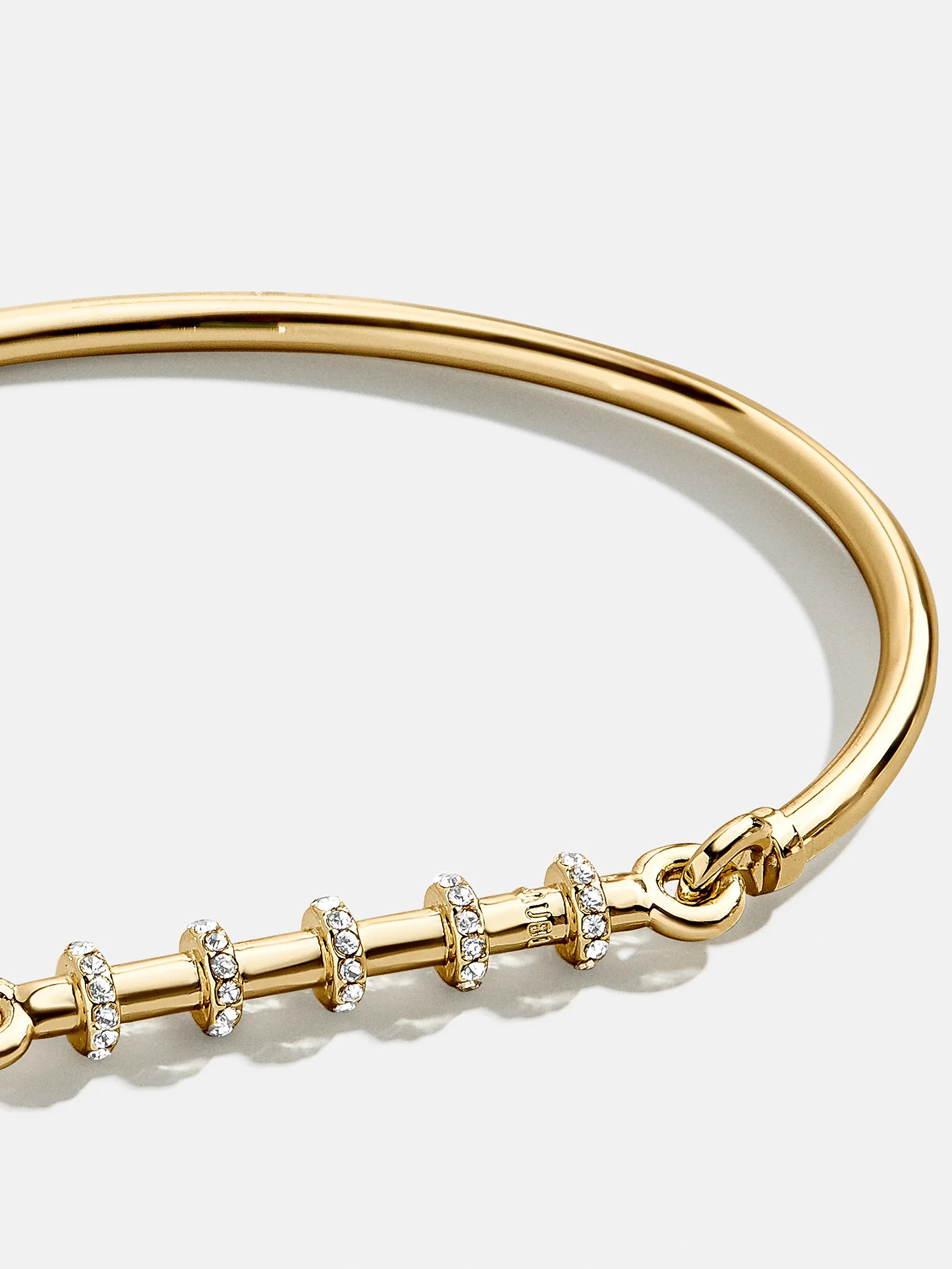 Tyler Cuff Bracelet - Clear/Gold | BaubleBar (US)