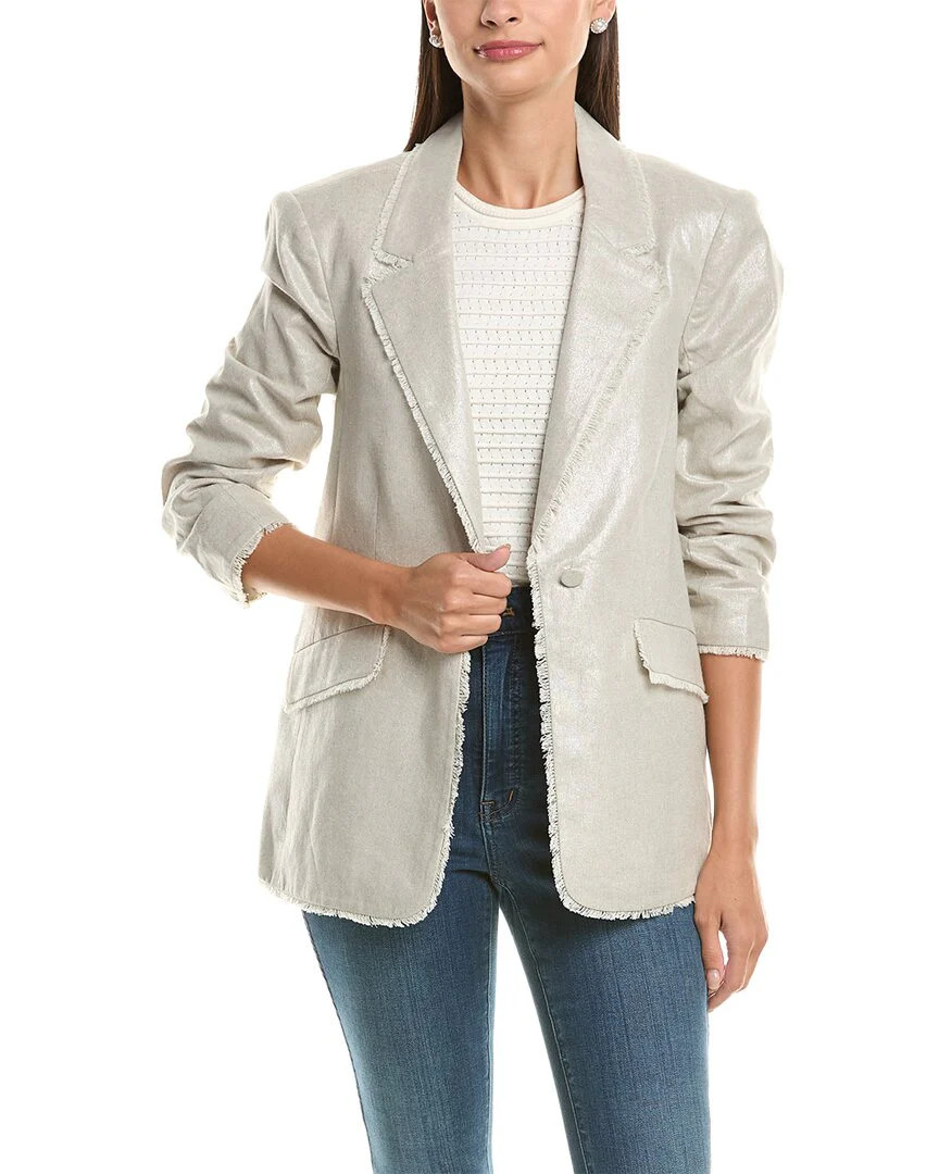 Cinq à Sept Kylie Linen-Blend Blazer | Shop Simon