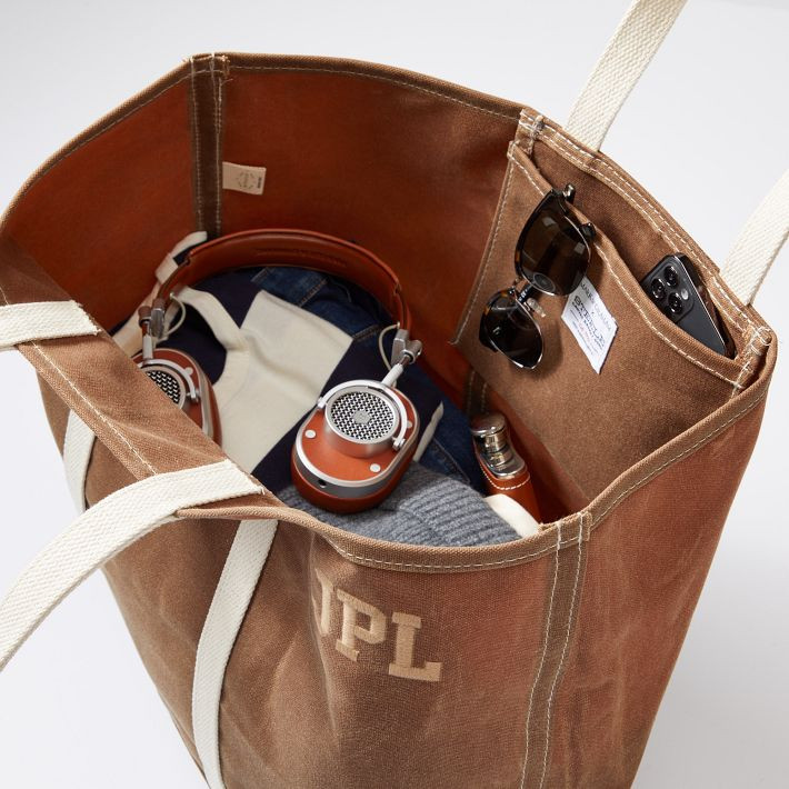 Mark & Graham x Steele Waxed Canvas Tote | Mark and Graham