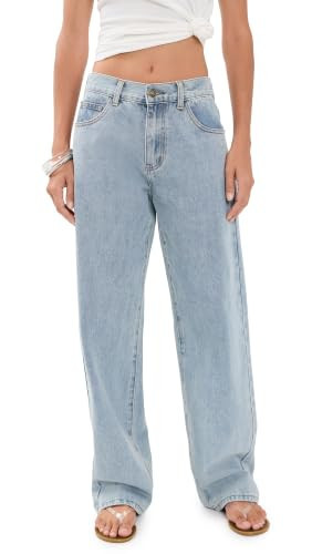 Lioness Women's Totti Jeans, Washed Blue, XXL | Amazon (US)