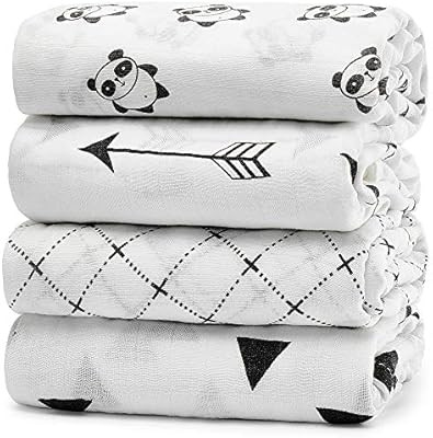 KiddyCare Muslin Baby Swaddle Blankets, Large Neutral Receiving Blankets Wrap for Baby Boy and Gi... | Amazon (US)