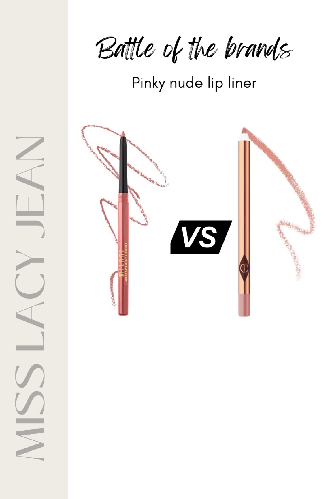 Battle of the brands 
Save vs splurge
Makeup dupe
Lip liner charlotte tilbury pillow talk vs milani understatement lip liner in French rose 

#LTKFind #LTKunder50 #LTKbeauty