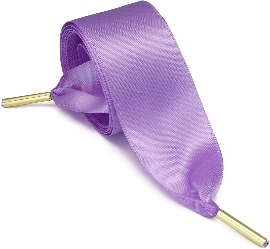 ZOOEASS Women Fashion Satin Ribbon Shoelaces Ideal for Converse Nike Addidas Puma | Amazon (US)