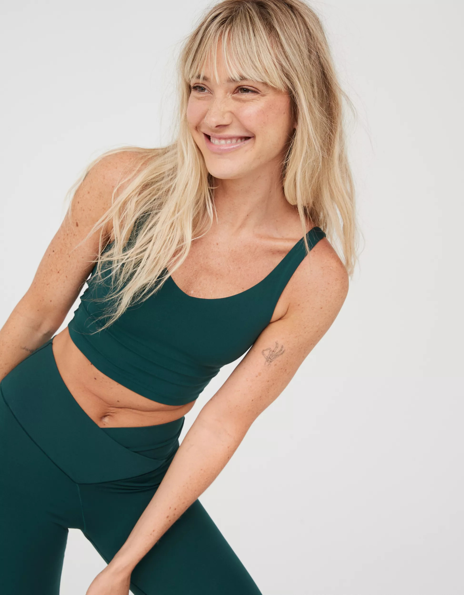 OFFLINE By Aerie Real Me Low Key Longline Sports Bra | Aerie