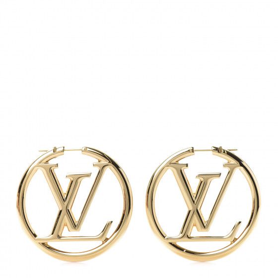 Louise Hoop Earrings Gold | Fashionphile