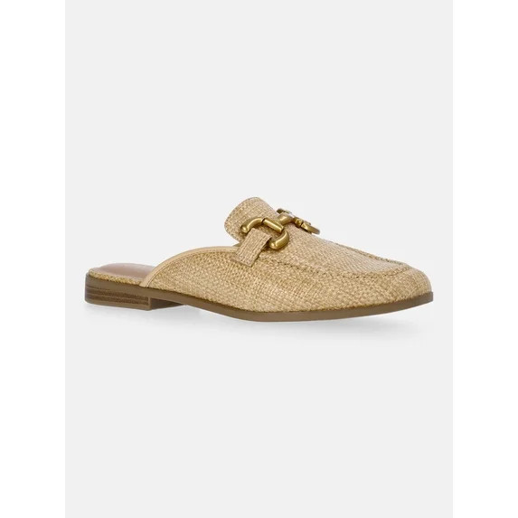 Time and Tru Women's Buckle Loafer Mules | Walmart (US)