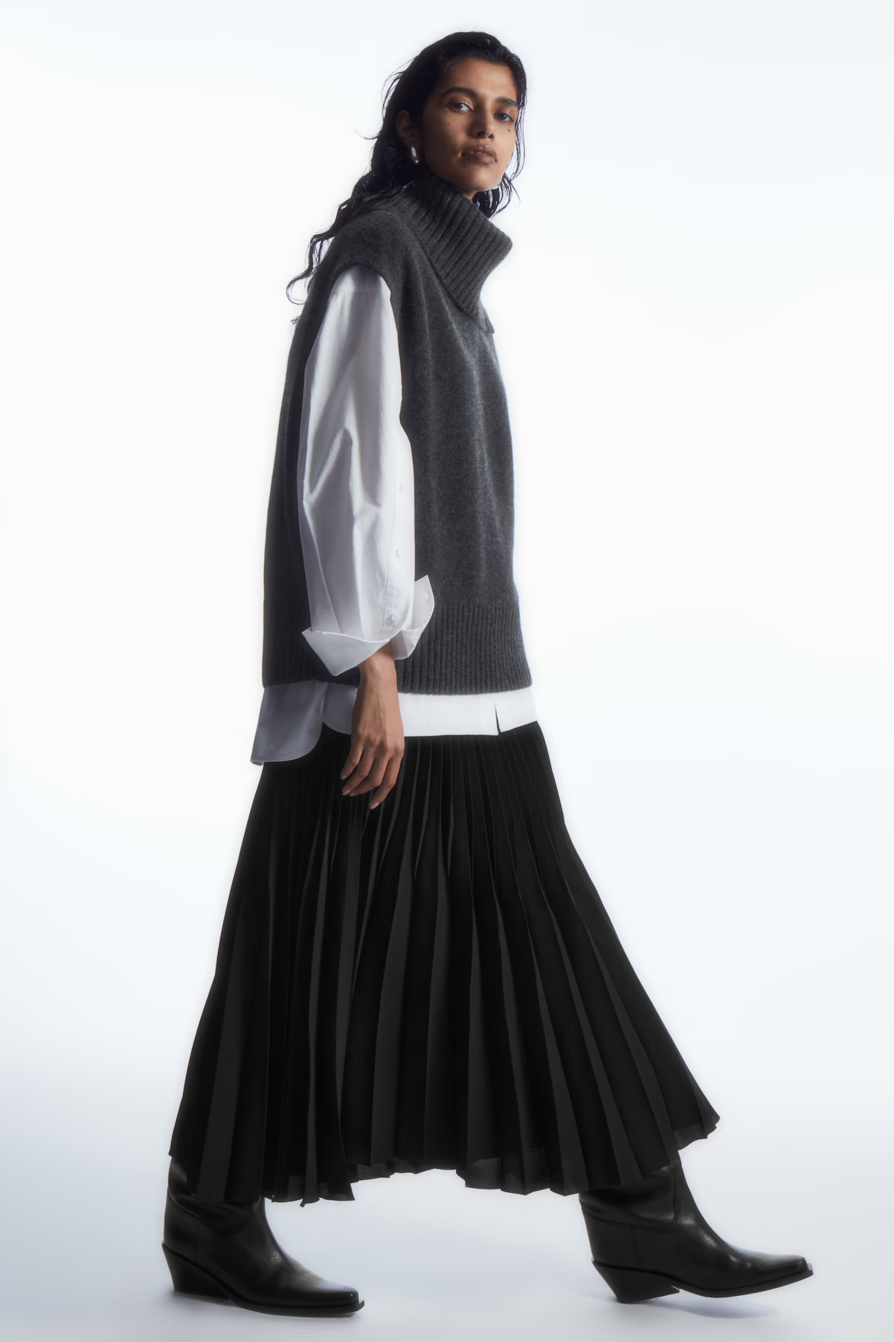 PLEATED MIDI SKIRT | COS (AU)