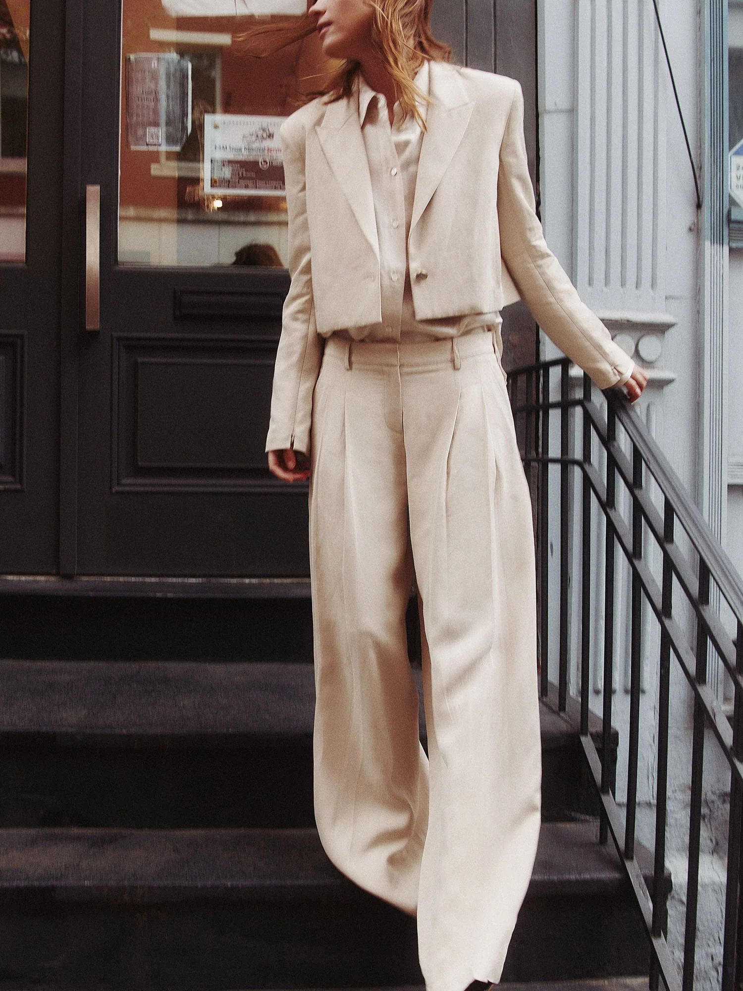 Didi Pant in Coated Viscose Linen | TWP