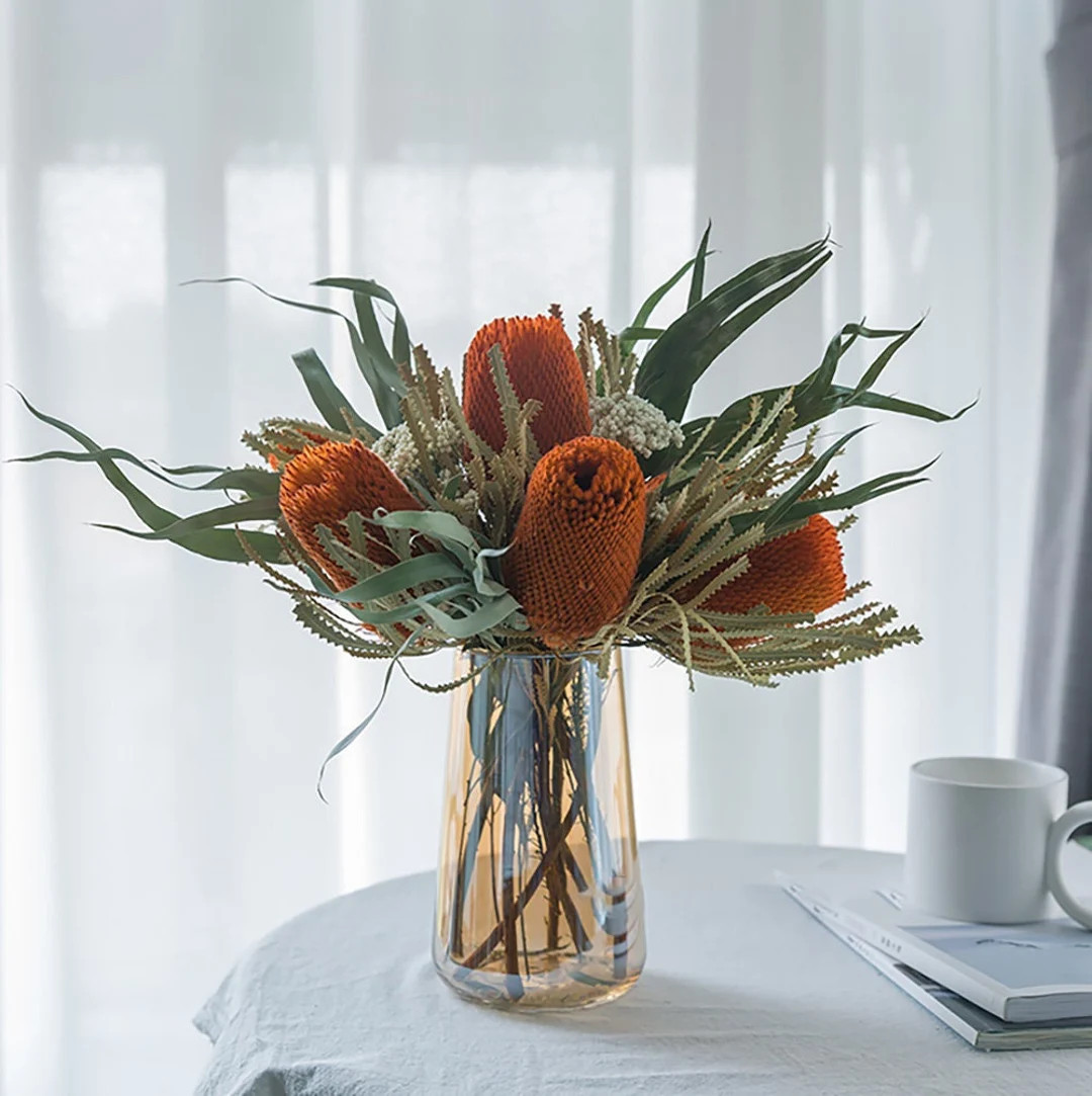 Dried Banksia Stemsnatural Protea Flowerpreserved Banksia - Etsy | Etsy (US)