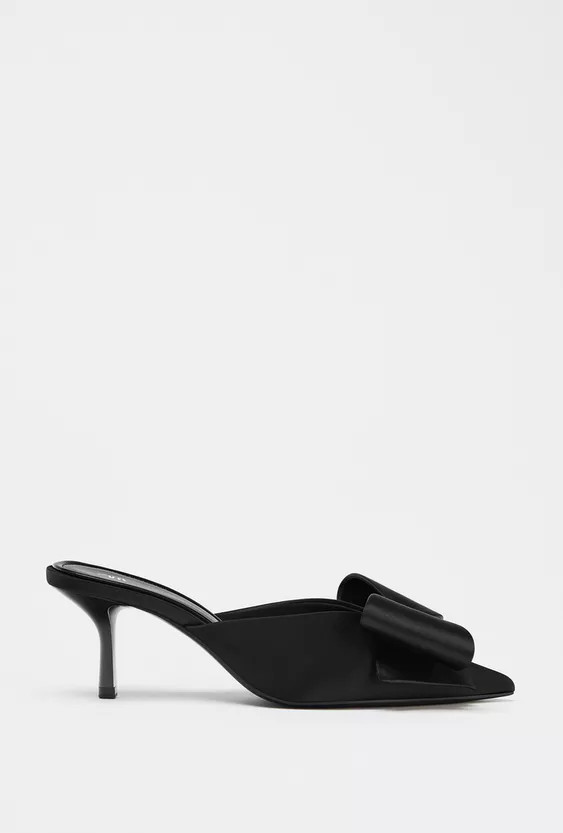 MULES MIT ABSATZ UND SCHLEIFE | Zara DE
