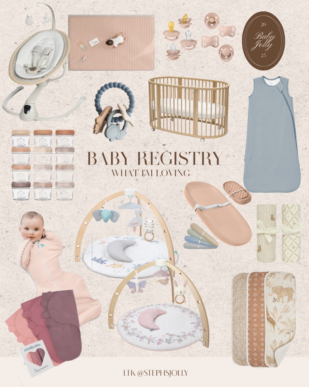 Baby Registry Loves | Swaddles, sleep sacks, baby swing, baby toys, chic baby shower gifts 

#LTKGiftGuide #LTKBaby #LTKBump