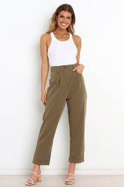 Lexie Pants - Olive Green | Petal & Pup (AU)