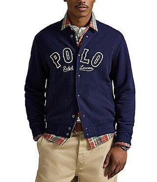 Polo Ralph Lauren RL Fleece Western-Logo Jacket - L | Dillard's