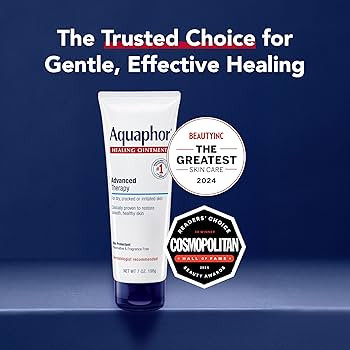 Aquaphor Healing Ointment Advanced Therapy Skin Protectant, Dry Skin Body Moisturizer, 7 Oz Tube | Amazon (US)