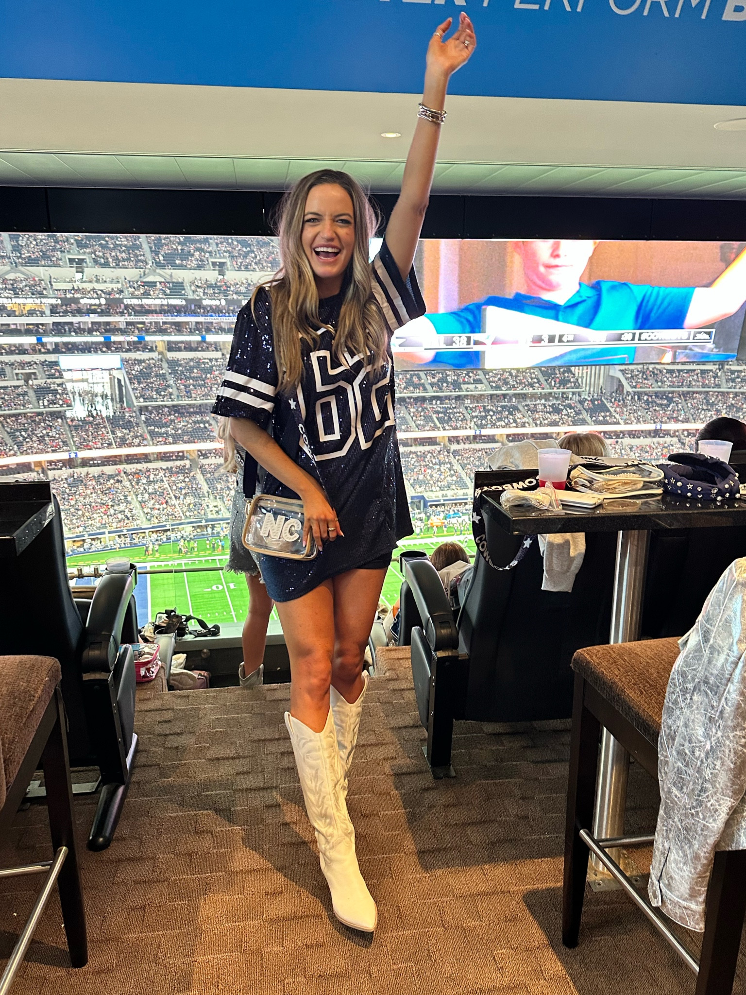 green emerald velvet dress Dallas Cowboys Sparkly Sequin Dress – Bombshell Boutique LV main image 1