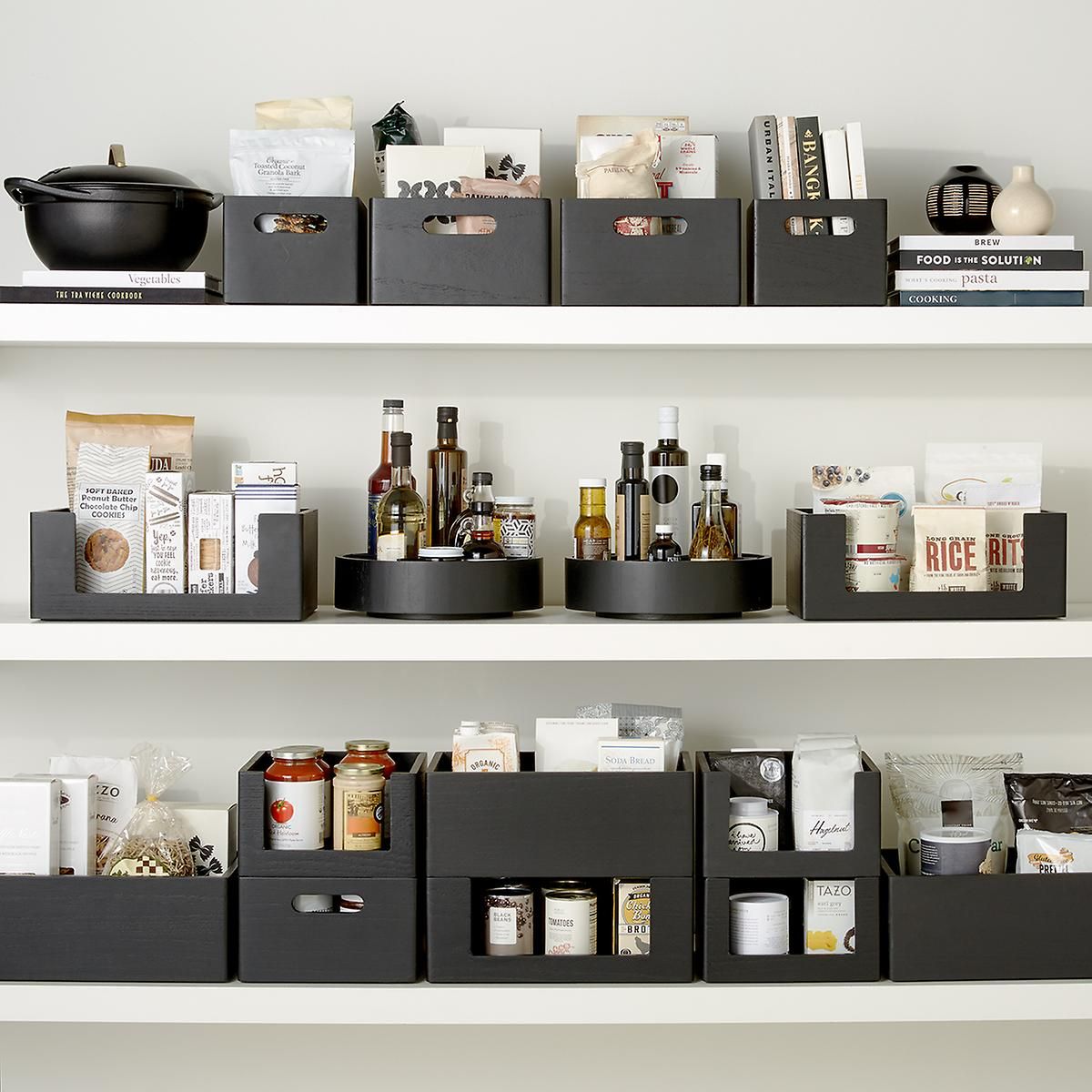 The Home Edit Pantry Onyx Storage Solution | The Container Store