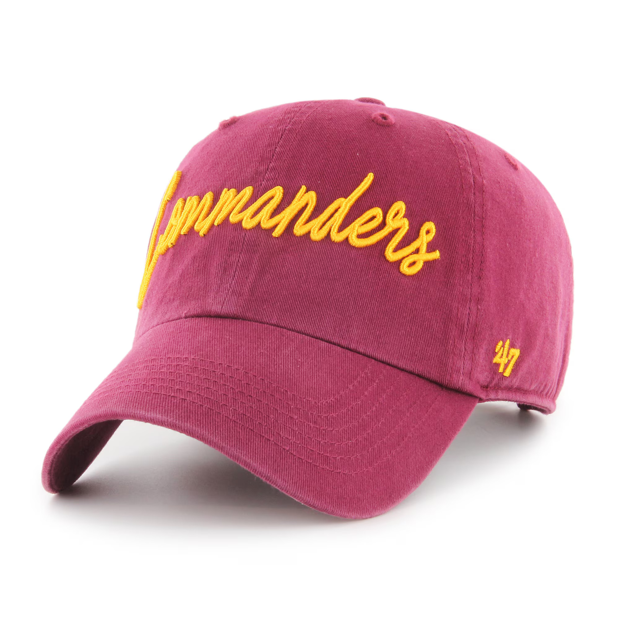 Women's Washington Commanders '47 Burgundy Vocal Clean Up Adjustable Hat | NFL Shop