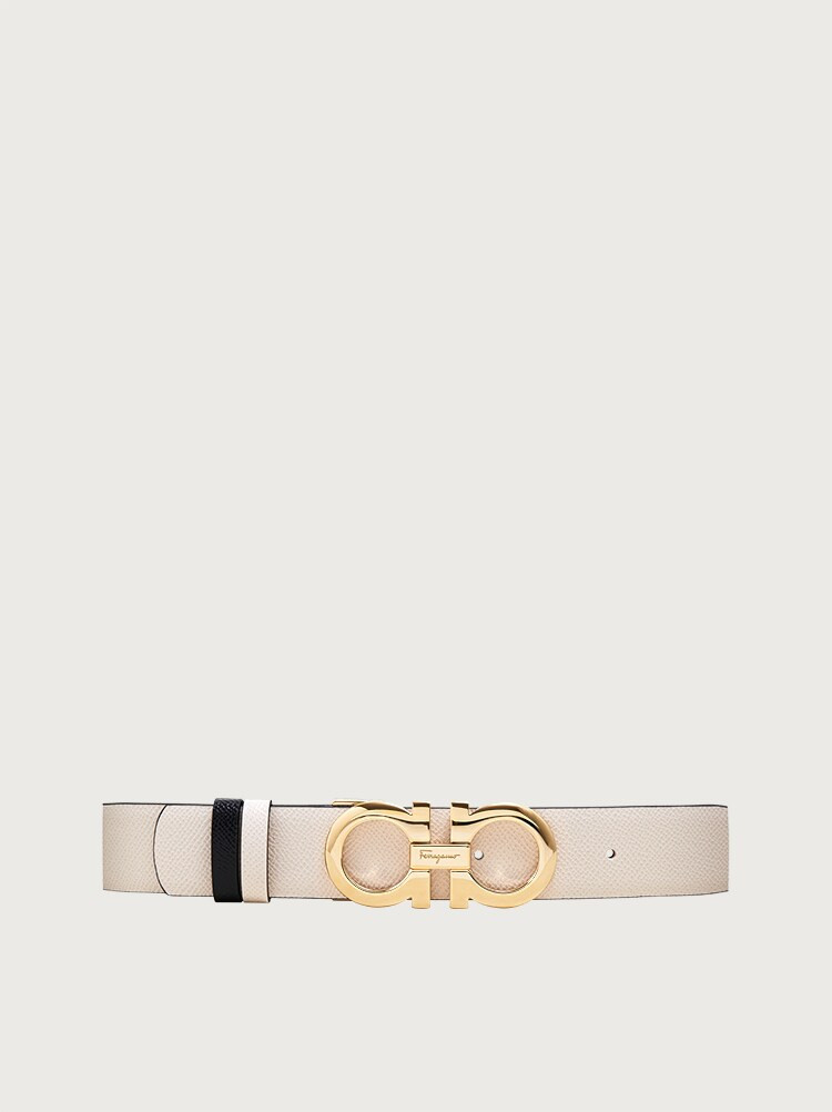 Reversible and adjustable Gancini belt | Ferragamo (EU)