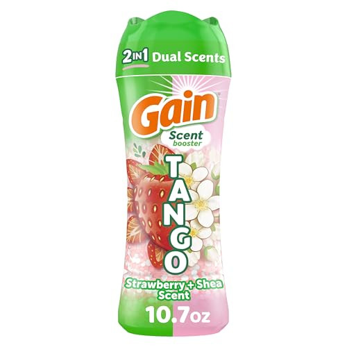 Gain Tango 2-in-1 Laundry Scent Booster Beads, Strawberry and Shea Scent, 10.7 oz, Laundry Beads with Dual Scents Plus All Day Freshness | Amazon (US)