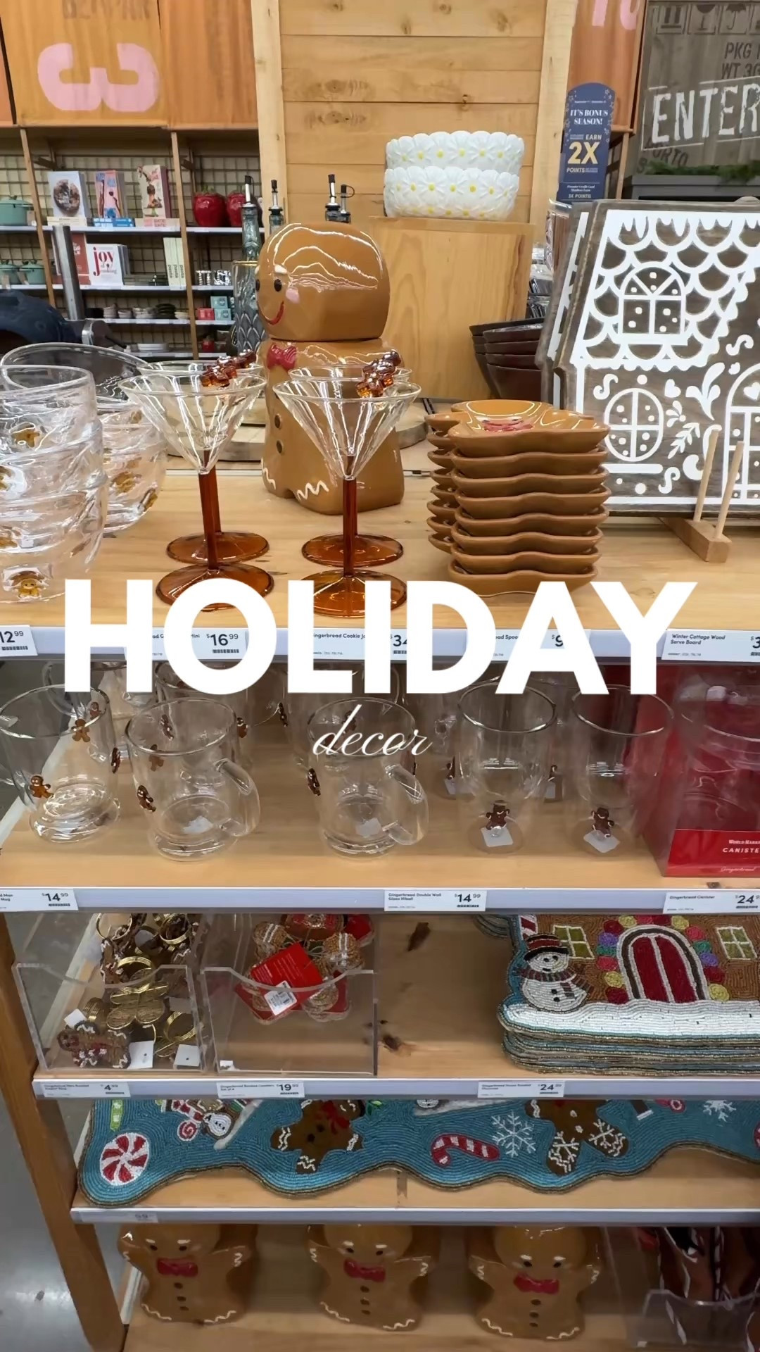 Holiday home decor from World Market!! Loving the gingerbread theme here. 

Christmas, Christmas decor, holiday hosting, home decor 

#LTKHome #LTKFamily #LTKSeasonal