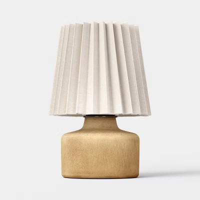 Mini Lamp Faux Wood - Room Essentials™ | Target