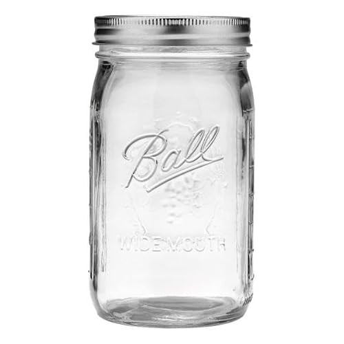 Ball Glass Mason Jars with Lids and Bands, Used for Canning, Pickling, Juice, Jam, Jelly (Quart, 32 Ounce (Pack of 4)) | Amazon (US)