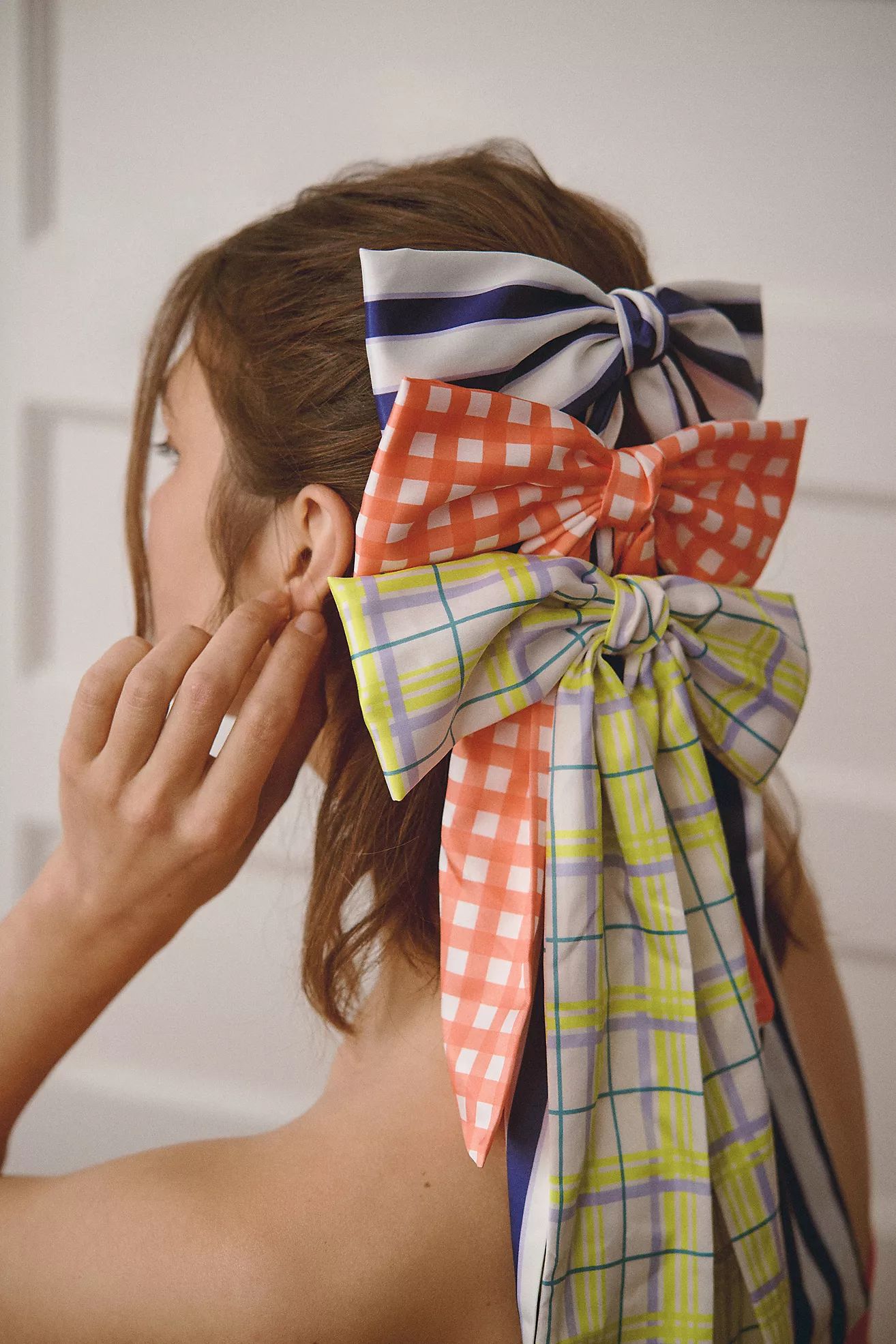 Patterned Hair Bow | Anthropologie (US)