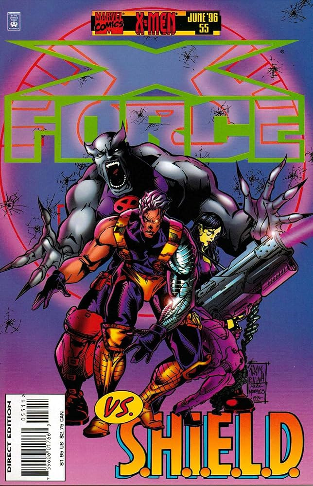 X-Force #55 FN ; Marvel comic book | Jeph Loeb vs S.H.I.E.L.D. | Amazon (US)
