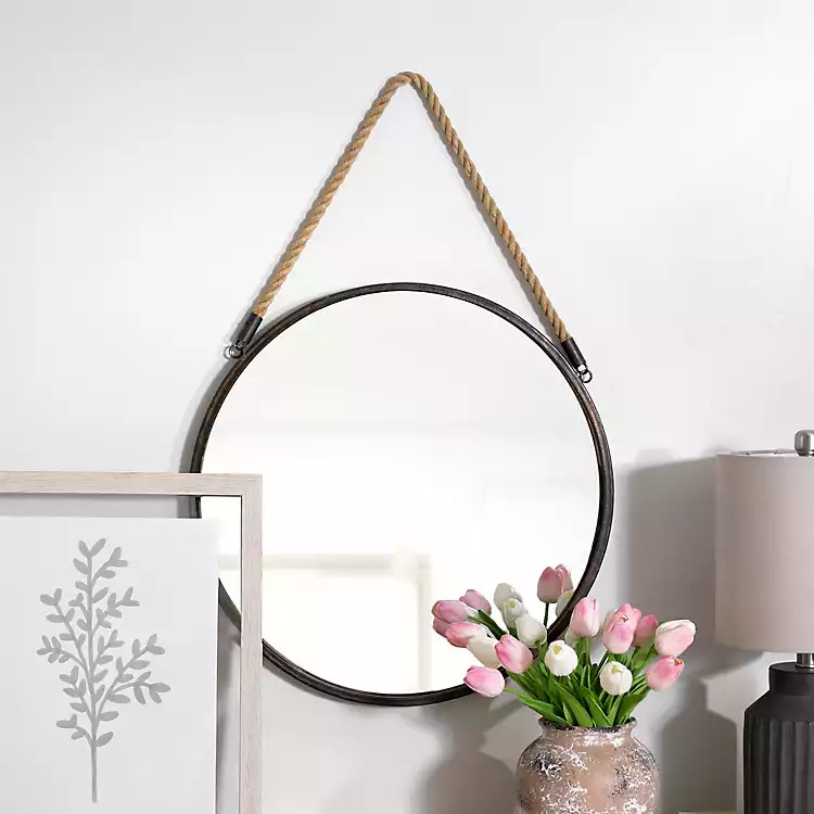 Metal Rope Wall Mirror | Kirkland's Home