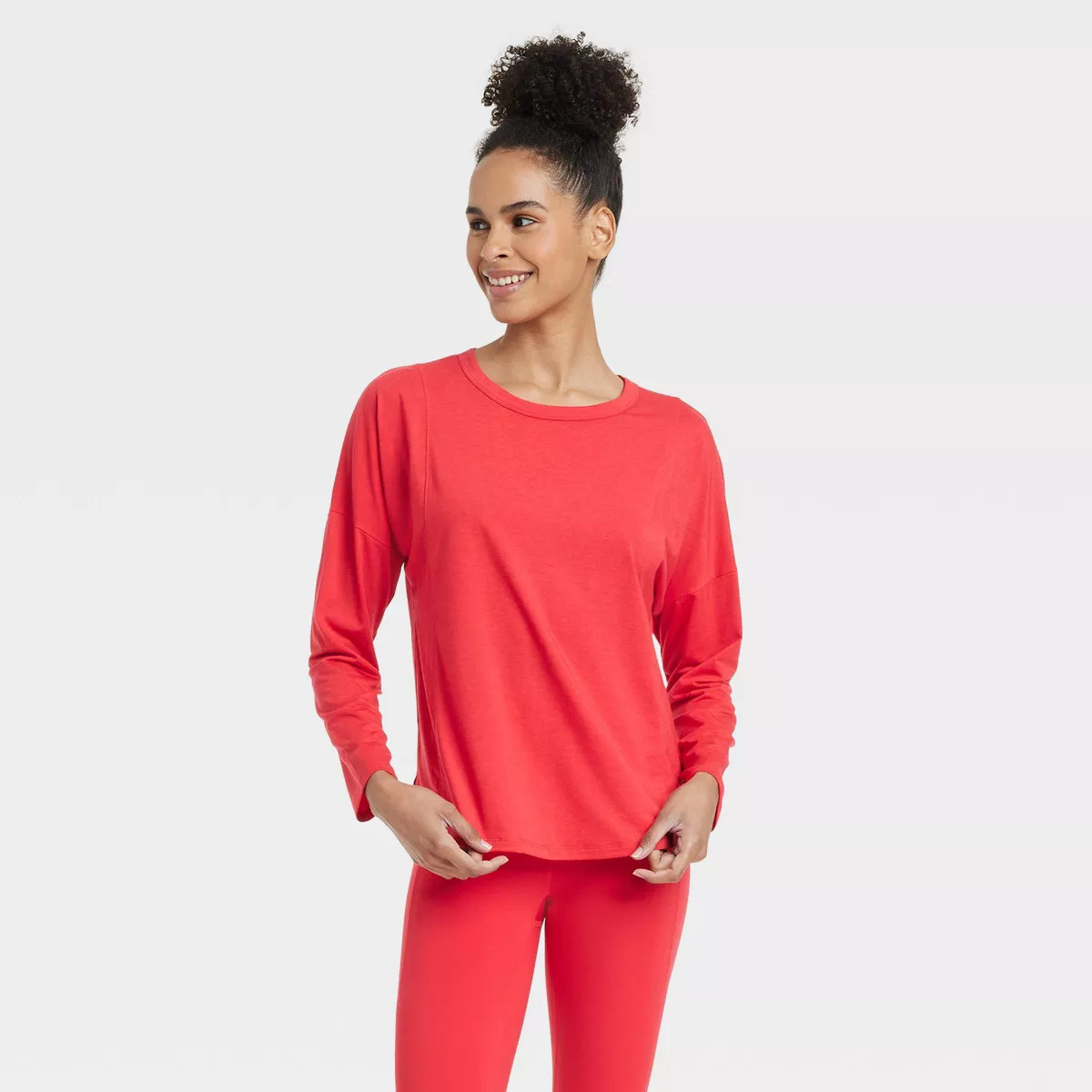 Women's Leggings-Friendly Long Sleeve Top - All In Motion™ | Target