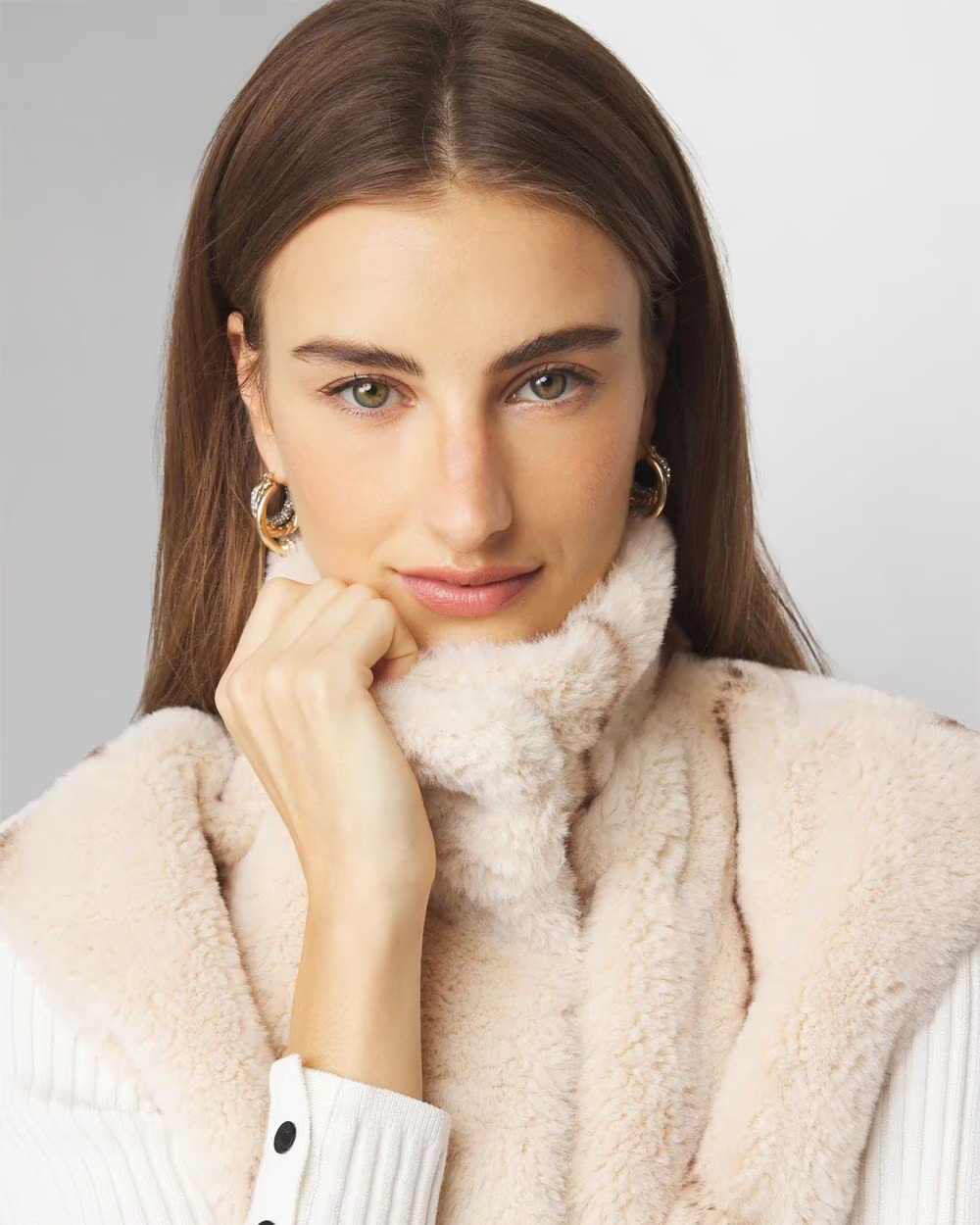 Faux Fur Vest | White House Black Market