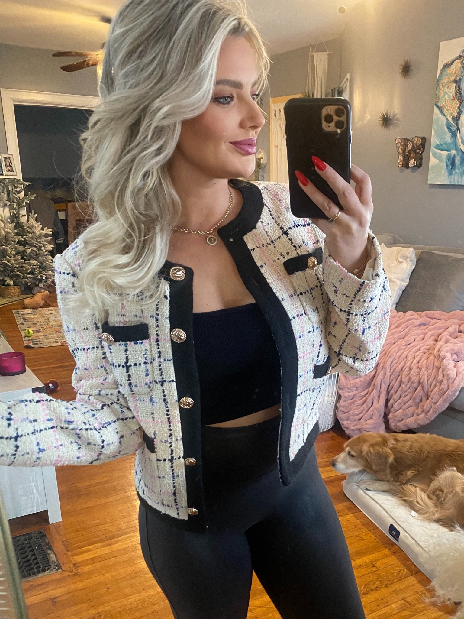 Cutest tweed blazer for spring from vici. 

#LTKWorkwear #LTKxVICI #LTKStyleTip