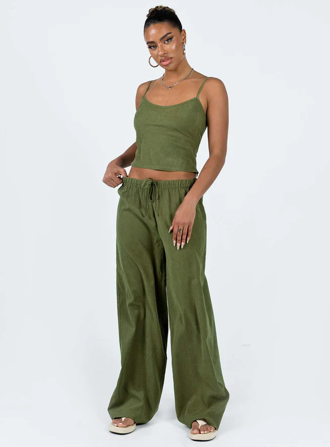 Paigey Set Khaki | Princess Polly AU