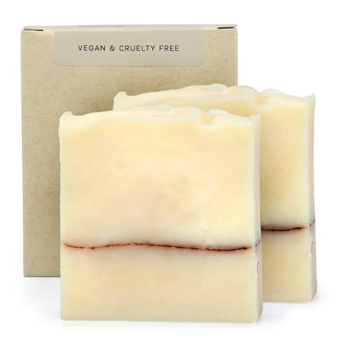 AUTHENTIC BATH & SOAP - Shea Butter Soap Bar - Cold Processed, Natural, for Man & Woman, Moisturizing Softening, Handmade, no Parabens or Sulfates, Vegan & Cruelty Free. (Pack of 2) 4.2 Oz Each | Amazon (US)